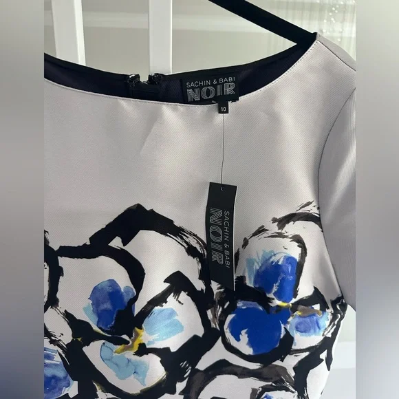 Anthropologie Sachin And Babi Printed Cropped Top - Picture 3 of 7